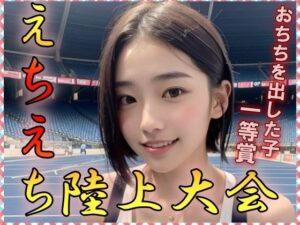 えちえち陸上大会 おちちを出した子1等賞(山と撫でシコシコ) [d_301199]