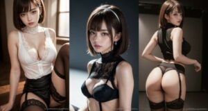 AI美麗ガーターベルトグラビア(ei-jo@AIBeautyGallery) [d_301439]