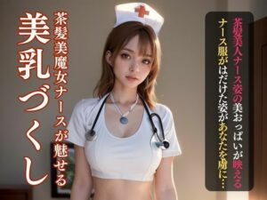 ちょっとHな茶髪ナースの美しいおっぱいヌード(理想の彼女研究所) [d_301621]