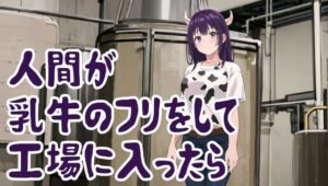 人間が乳牛のフリをして工場に入ったら(夢祭うた with ひでシス（みやこ庵）) [d_301647]