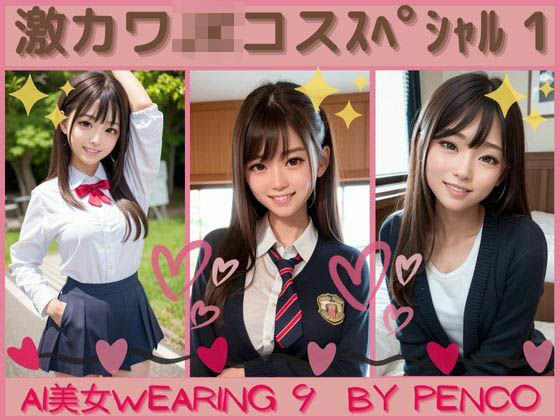 AI美女wearing〜厳選合格シリーズ9〜激かわJKコススペシャル 合格japanese日本人 美人 美少女 女子校生 女子校生 学校 学園 制服 生徒 教師 グラビア写真集 アイドル 可愛い 激カワ 非エロ 巨乳 並乳 むちむち スポーツ コスプレ AI生成(AI美女wearing@BY PENCO) [d_302368]