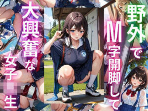 野外でM字開脚して大興奮しちゃう淫乱女子校生(ryuta) [d_302821]