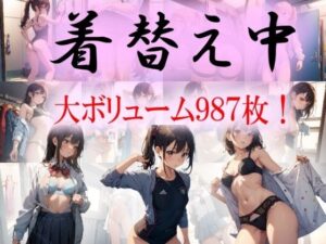 着替え中！(うさぎ温泉) [d_303127]