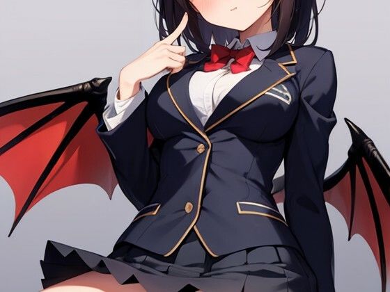 ブレザー風サキュバスさん(ほげふが) [d_303375]