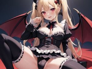 ゴスロリ風悪魔っ娘さん(ほげふが) [d_303380]