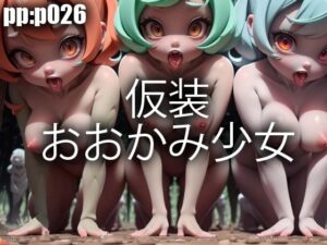 仮装おおかみ少女(pp：p) [d_303759]