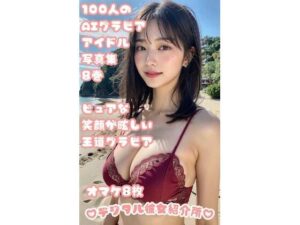100人のAIグラビアアイドル写真集 8巻 清純な笑顔が魅力的な王道グラビア オマケ8枚(デジタル彼女紹介所) [d_304299]