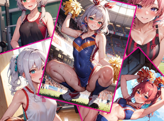 汗だくのスポーツ女子たち(みーも工房) [d_304718]