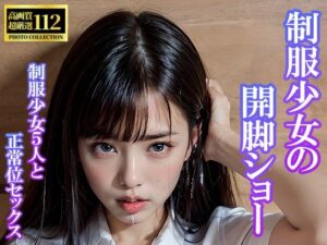 「制服少女の開脚ショー・制服少女5人と正常位セックス！」(愛すいーと) [d_306095]