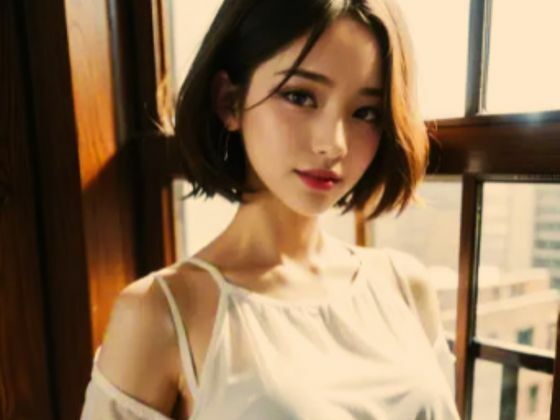 セーラー服を熟女さんに着てもらって人気の少ない公園で露出遊び(first impression) [d_306291]