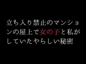 立ち入り禁止のマンションの屋上で女の子と私がしていたやらしい秘密(first impression) [d_304957]