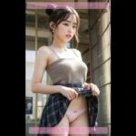 こっそりあなただけにパンチラを…(AI美女部屋) [d_305542]