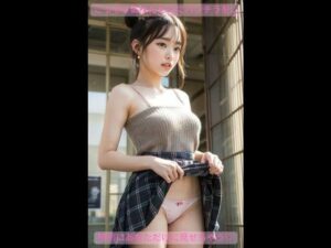 こっそりあなただけにパンチラを…(AI美女部屋) [d_305542]