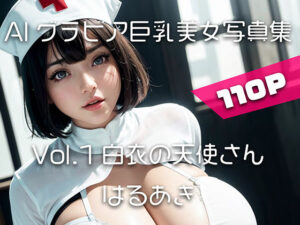 【AIグラビア巨乳美女写真集】Vol.1白衣の天使さん(はるあき/AIart) [d_306152]