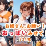 お姉さんお願い！おっぱい見せて！(わかめ汁) [d_306185]