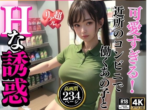 可愛すぎる近所のコンビニで働く美女のHな誘惑(高画質撮影会) [d_306209]
