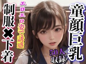 童顔巨乳 制服×下着 エロエロ姿で誘惑(あにめくらぶ) [d_306476]