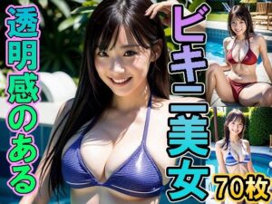 旅先で出会ったビキニ美女(AI Art and Meditation) [d_307704]