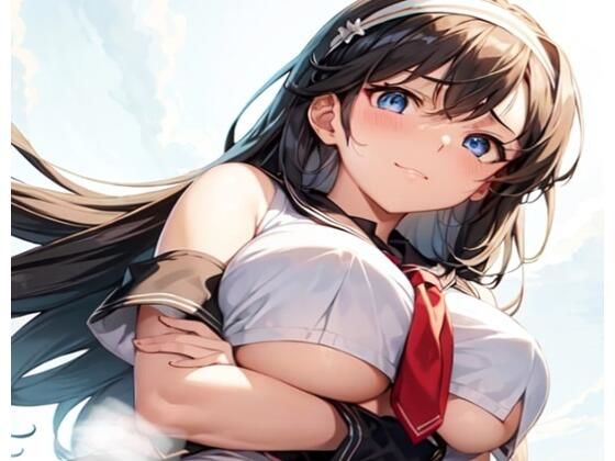 AI下乳学園 黒髪クラス セーラースタイル イラスト集(AI下乳委員会) [d_307750]