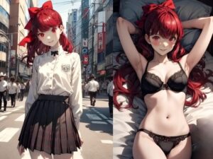 芳〇かすみといちゃらぶデート（AI生成）(かわいあい) [d_307936]