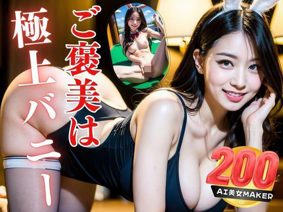 ムチムチ豊満極上バニー ＋「FANZA限定特典 ご褒美プレイ」(AI美女Maker) [d_308310]