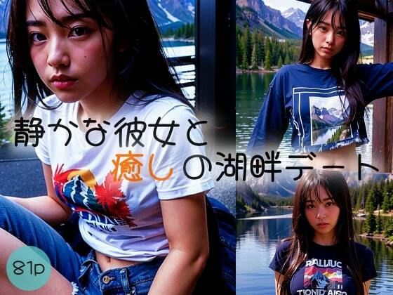 静かな彼女と癒しの湖畔デート(夜行三輪車) [d_308311]