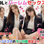 OLとハーレムセックス【1ページ1コマのマンガ風ハーレムストーリー】(ハーレム研究所) [d_308481]