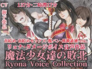 魔法少女達の敗北//リョナボイス・コレクション/首絞め・首絞めセックス・腹パンetc.(岩石堂) [d_308836]