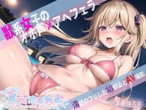 獣系女子のオホ声×アヘフェラ〜清楚のフリした幼馴染をAV撮影〜(耳元はぁれむ) [d_308948]