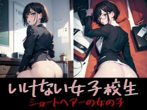 イケナイ女子校生 ショートヘアーの女の子(Delusional AI Workshop) [d_309105]