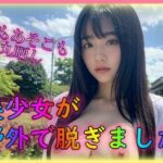 美少女が外で脱ぎました(AI美少女クラブ) [d_309115]