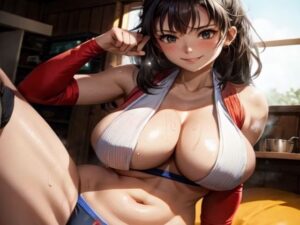 爆乳AIタオル掛け娘1(AI出版) [d_310009]