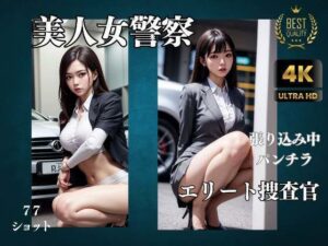 美人女警察の張り込み中のパンチラ(高画質妄想写真集) [d_310058]