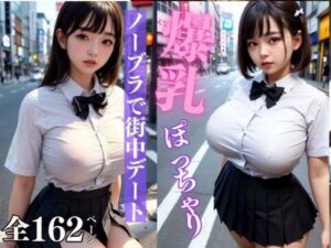 ノーブラ爆乳ぽっちゃり美女と街中デート(グラビア館) [d_310170]