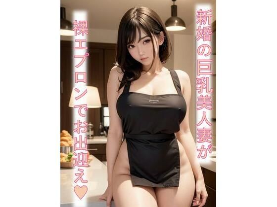 新婚の巨乳美人妻が裸エプロンであなたをお出迎え！AIグラビア写真集！(夢幻イメージ) [d_312135]