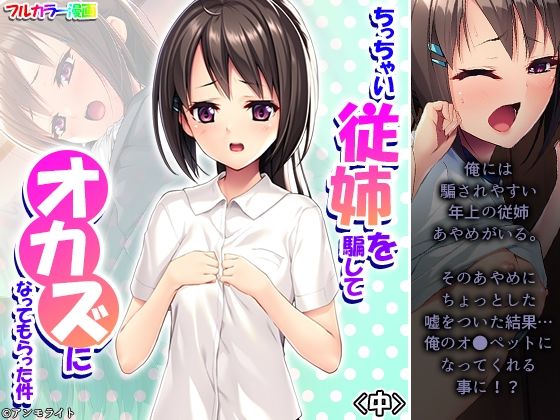ち〇ちゃい従姉を騙してオカズになってもらった件 中(悶々堂) [d_312457]