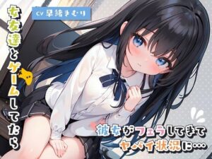 女友達とゲームしてたら彼女がフェラしてきてヤバイ状況に…(いたずらえっち 〜性癖よ恍惚なれ〜) [d_313425]