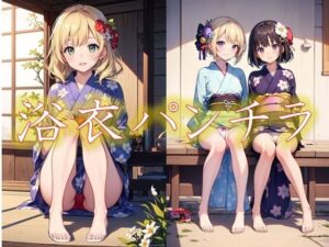 浴衣で座ってパンチラ(D.P.H.) [d_313847]