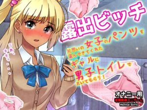 露出ビッチ〜片思いの女子のパンツを盗んできてくれたギャルが男子トイレでヌいてくれる！〜オナニー用動画ミニゲーム(Hentai Girls) [d_314124]