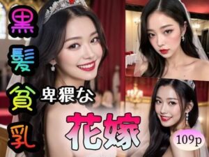 【黒髪貧乳】卑猥な花嫁(夜行三輪車) [d_316036]