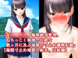 『女子〇〇〇、極限絶頂管理。ねちっこく執拗で壮絶な数ヶ月に及ぶ地獄の寸止め調教記録』【極限寸止め地獄の結末、完結編】(淫乱テディベア) [d_318991]