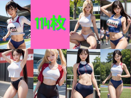 陸上競技のAI美女(168AI) [d_306937]