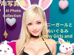 AI写真集 バニーガールとぬいぐるみ(苺大福@AIイラスト) [d_312617]