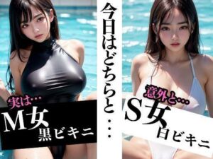 M女黒ビキニ・S女白ビキニ今日はどっちと・・・(癒し出版-labo) [d_312646]