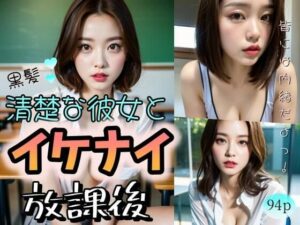 【黒髪】清楚な彼女とイケナイ放課後「皆には内緒だよっ！」(pinkfiles) [d_313080]