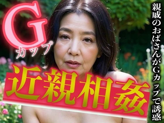 【近親相姦】親戚のおばさんがGカップで息子を誘惑！〜庭でSEXで犯●れる末路〜(セクシーダイナマイト企画) [d_313603]