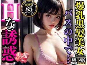 バスの中で爆乳黒髪痴女がHな誘惑(ラブLABO) [d_313706]