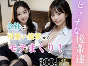 【痴女】ビッチな後輩達(女子○生AI画像) [d_314983]