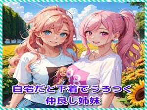 自宅だと下着でうろつく仲良し姉妹(BMさん) [d_315026]