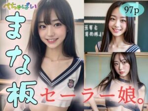 【ぺちゃぱい】【まな板】セーラー娘。(ちゃのそんAI) [d_315422]